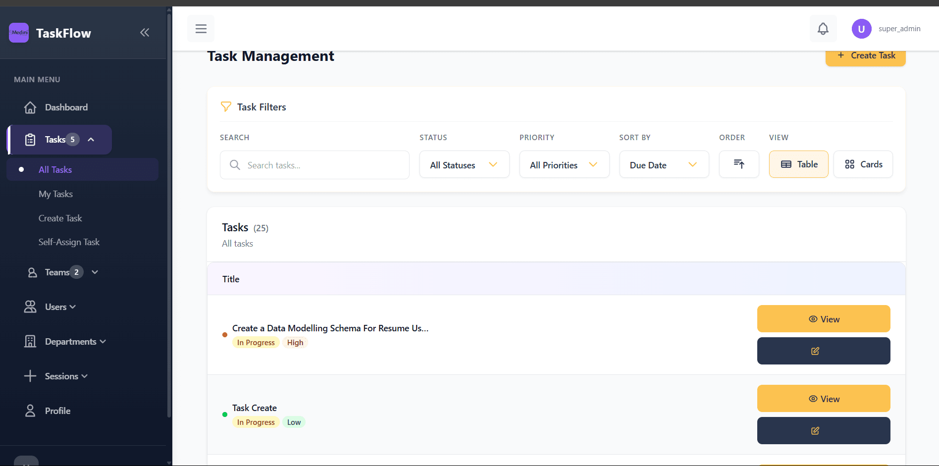 Task Management